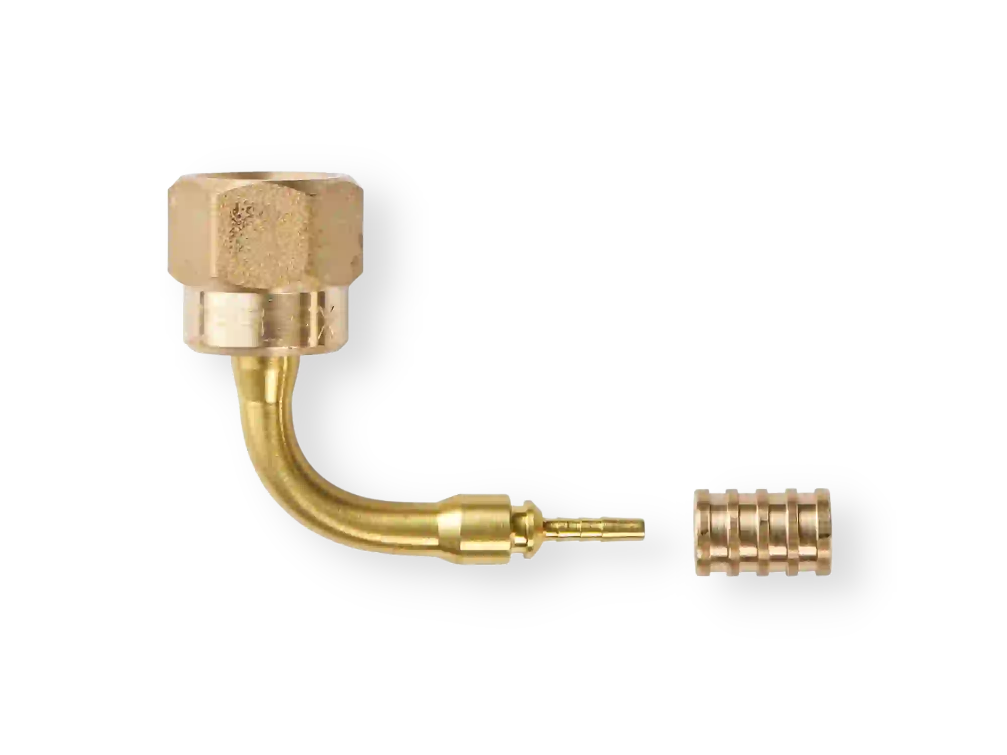 203633 | REFFLEX DN-2.0 full brass crimp fitting 90 angle 203633 | REFFLEX DN-2.0 full brass crimp fitting 90 angle
