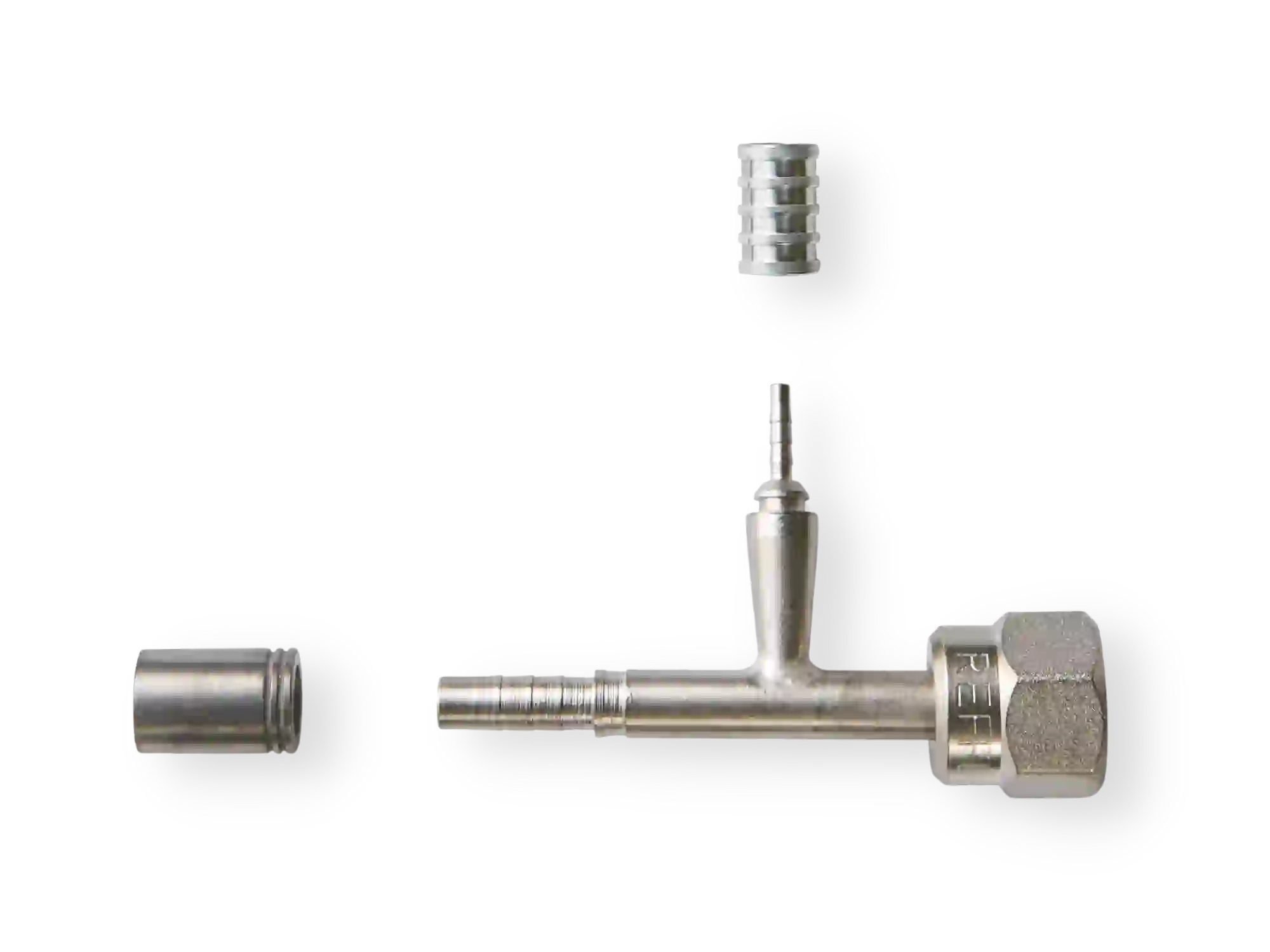 200647 | REFFLEX DN-5.0 T-connection with DN-2.0 hose connection and 1/4″ 200647 | REFFLEX DN-5.0 T-connection with DN-2.0 hose connection and 1/4″